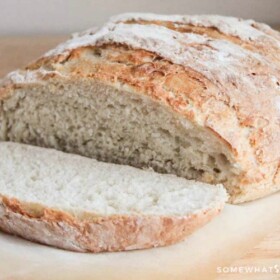 No Knead Bread - Quick and Easy Crusty Artisan Bread Recipe