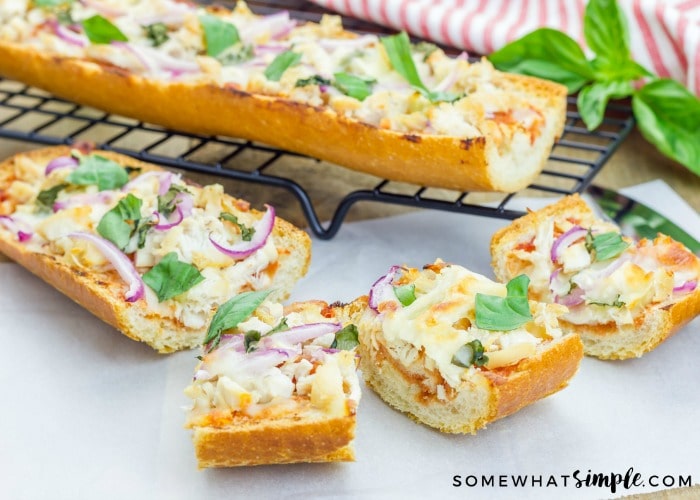 BBQ Chicken French Bread Pizza