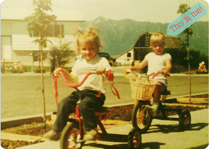 Our bike parade in the early 80's