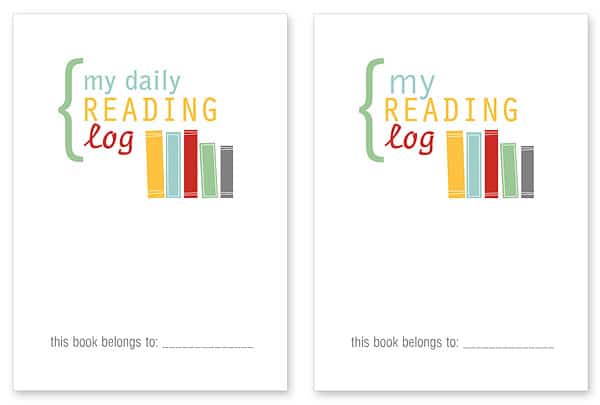 reading log printable