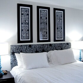 upholstered headboard