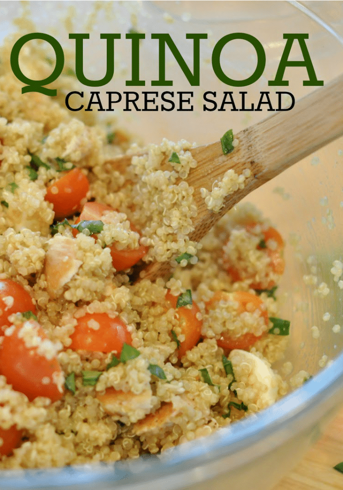 Quinoa Caprese Salad - Somewhat Simple