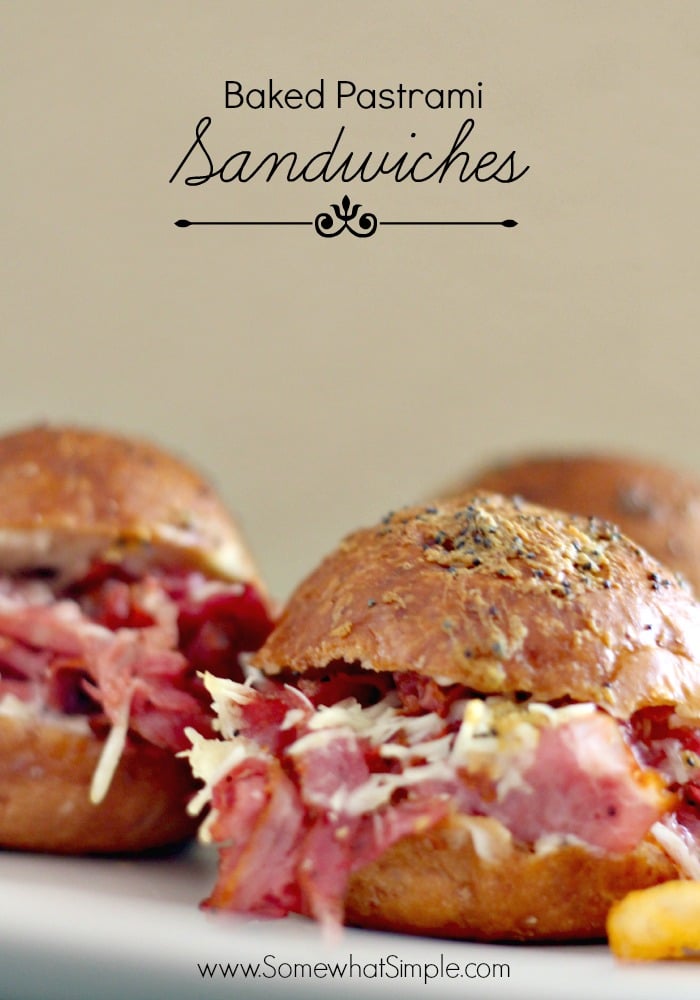 Baked Pastrami Sandwich Recipe Somewhat Simple