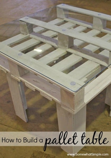 How To Build A Pallet Table Somewhat, How To Make A Simple Table Base