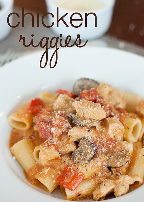 Chicken Riggies