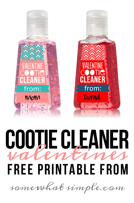 cootie cleaner valentines pinterest