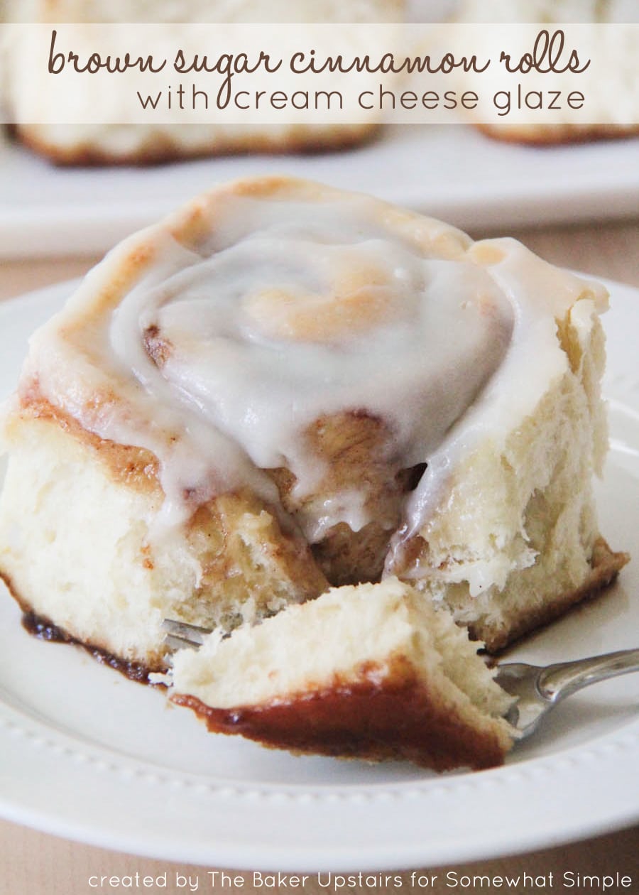 Brown Sugar Cinnamon Rolls - Somewhat Simple