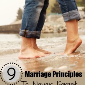 Great read! Marriage principles to never forget!