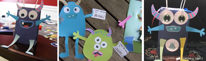 Make A Monster craft printable