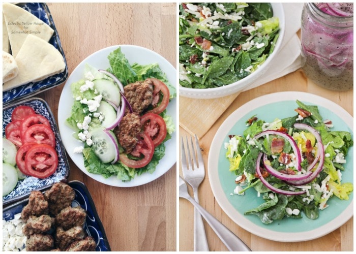 easy summer greek salads