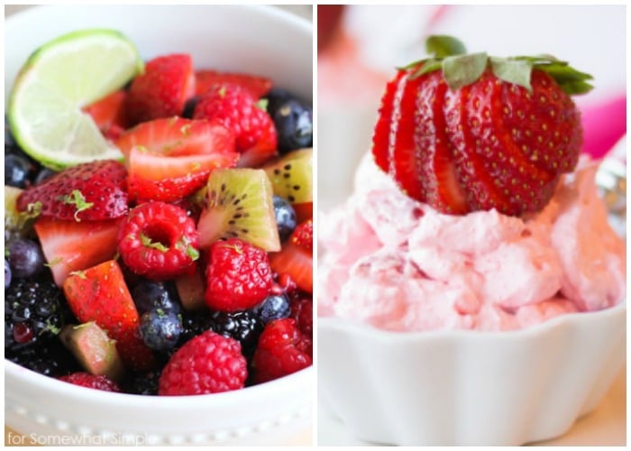 salads with fresh fruit