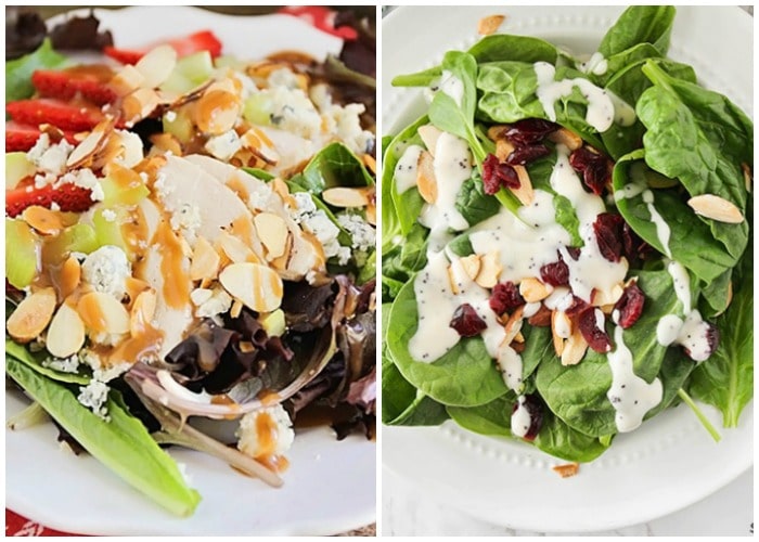 easy summer spinach salads