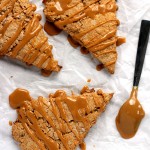 Cinnamon Maple Dulce de Leche Scones | Melanie Makes