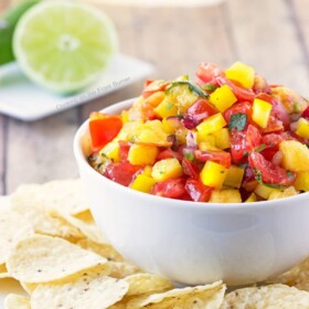 peach salsa