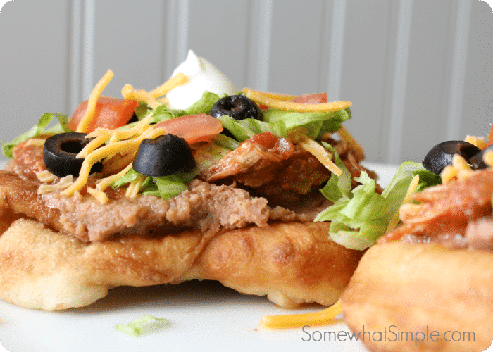 how to make easy navajo tacos with short cut Indian fry bread tip