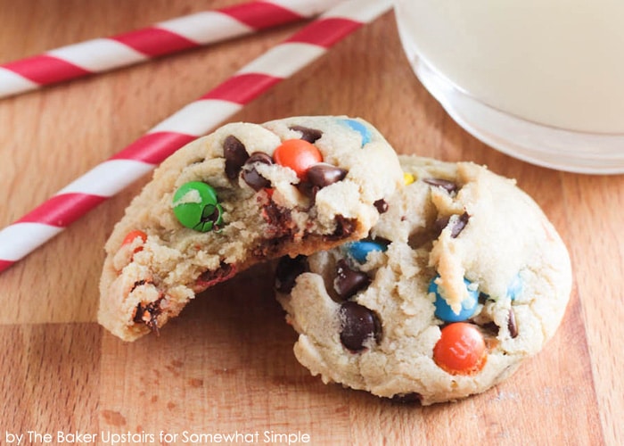 M & M cookies