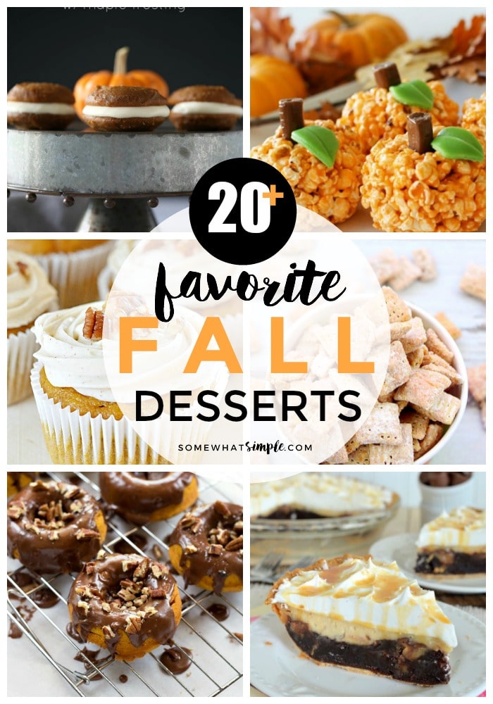 20 Favorite Fall Desserts And Treats Somewhat Simple