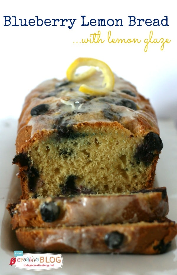 Blueberry-Lemon-Bread-with-Lemon-cream-Glaze-Recipe
