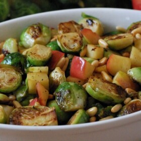Brussel Sprouts and Apples Wide