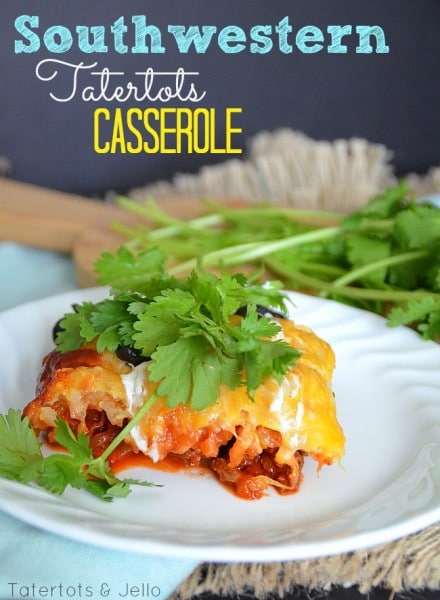 southwest tater tot casserole