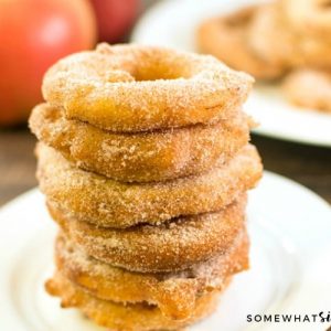 Cinnamon Fried Apple Rings Recipe | Somewhat Simple
