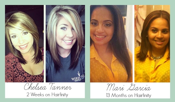 hairfinity before and after