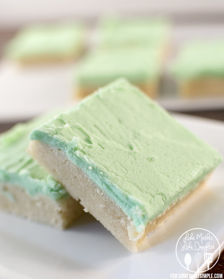 Sugar Cookie Bars - Somewhat Simple
