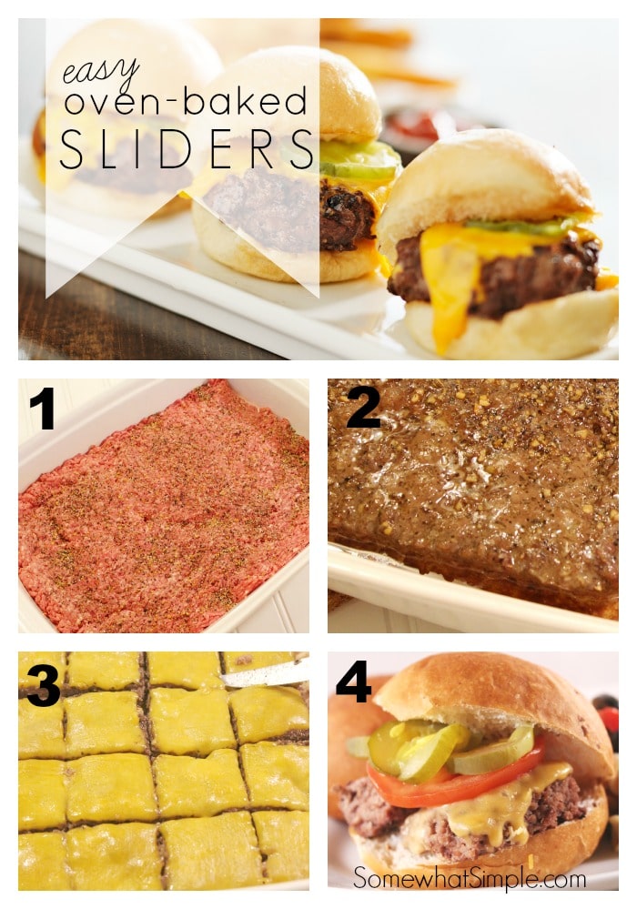 Oven Baked Sliders In 4 Easy Steps | Somewhat Simple