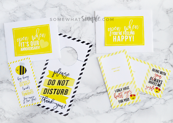 an idea from this open when letter printable that has a yellow theme