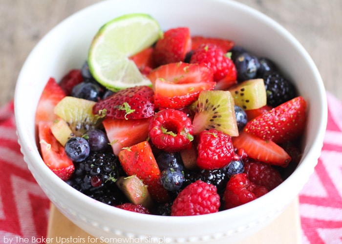 Honey and Lime Berry Salad
