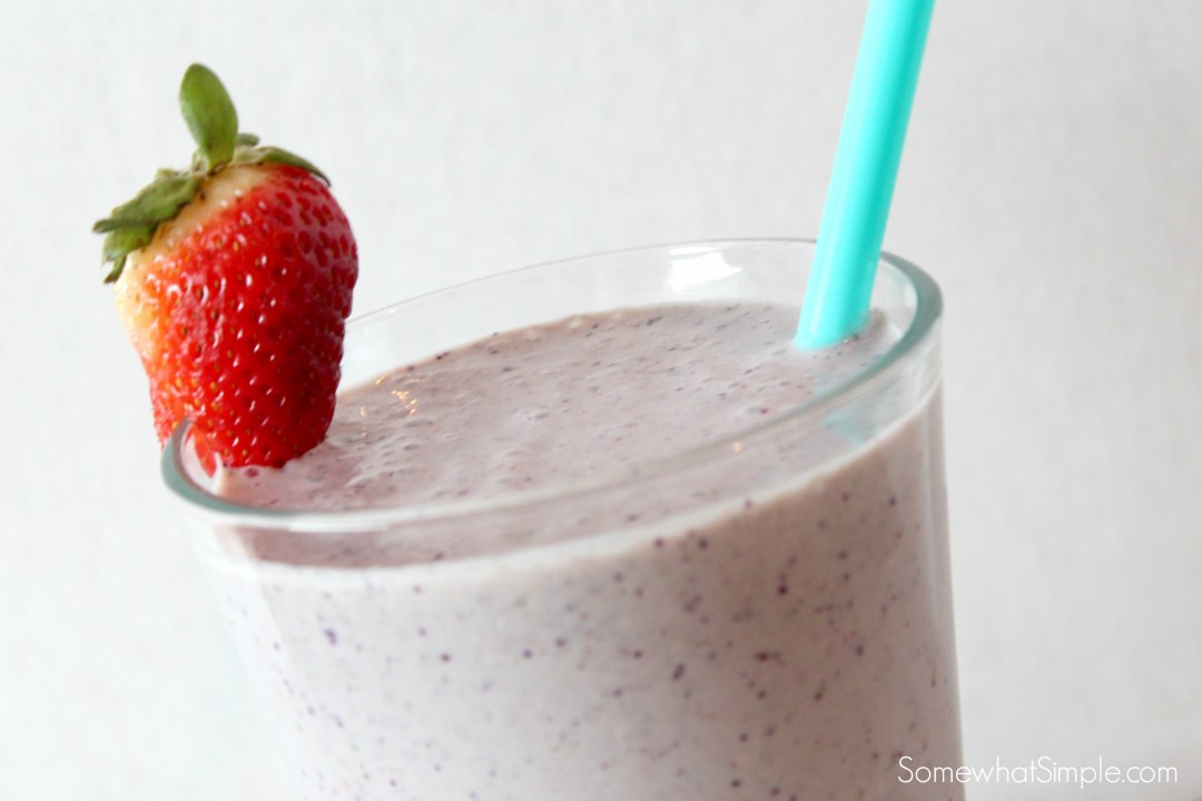 Easy Breakfast Smoothies (Healthy Recipe) Somewhat Simple
