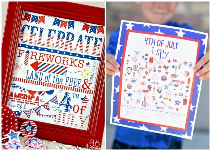 printables for 4th of July
