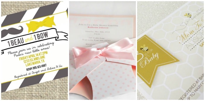 baby shower invitation design ideas