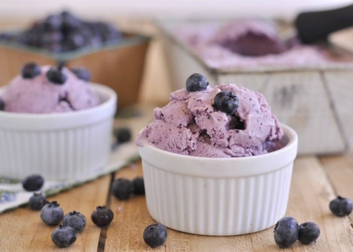 blueberry ice cream