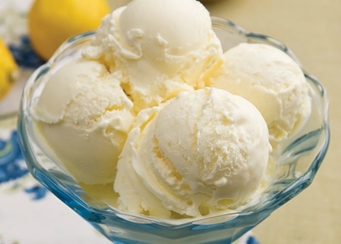 lemon ice cream