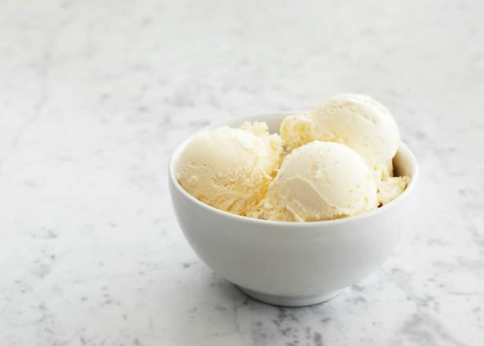 homemade vanilla ice cream