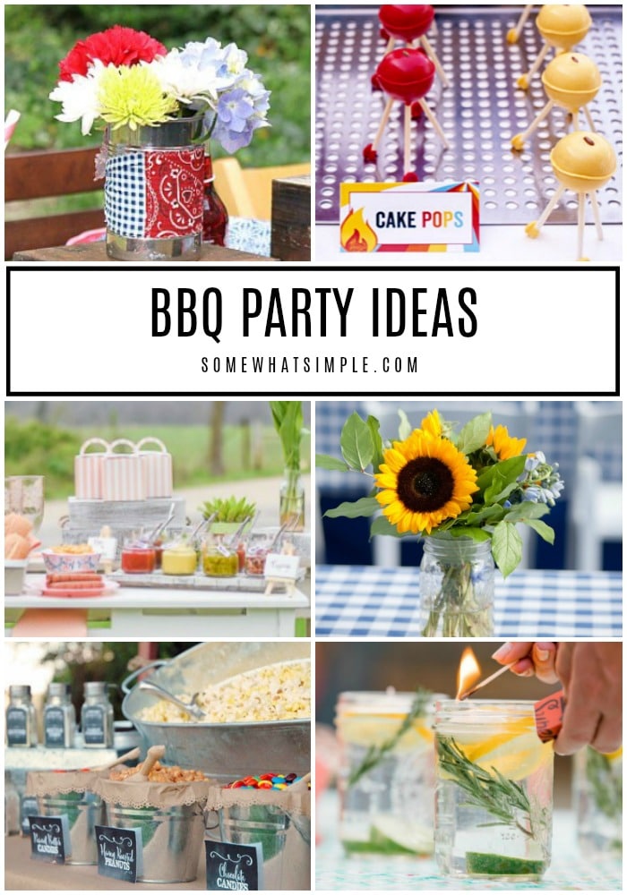 Take your grilling game to the next level with our favorite 15 Summer BBQ Party Ideas! Each one is completely unique and you will definitely be the talk of the neighborhood. #bbq #summer #summerfun #party #partyideas #bbqideas via @somewhatsimple