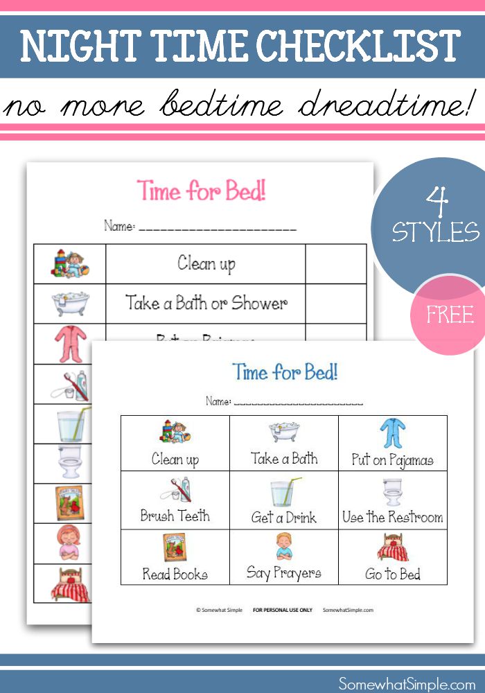 bedtime job chart unitemonday somewhat simple free printable bedtime chart