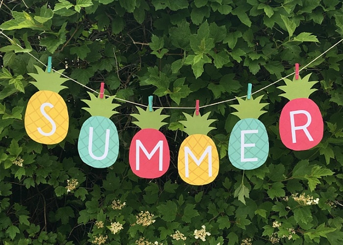 printable summer banner