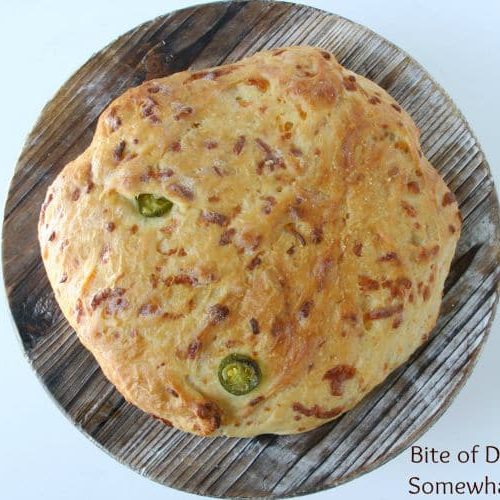 Cheddar Jalapeño French Peasant Bread Somewhat Simple