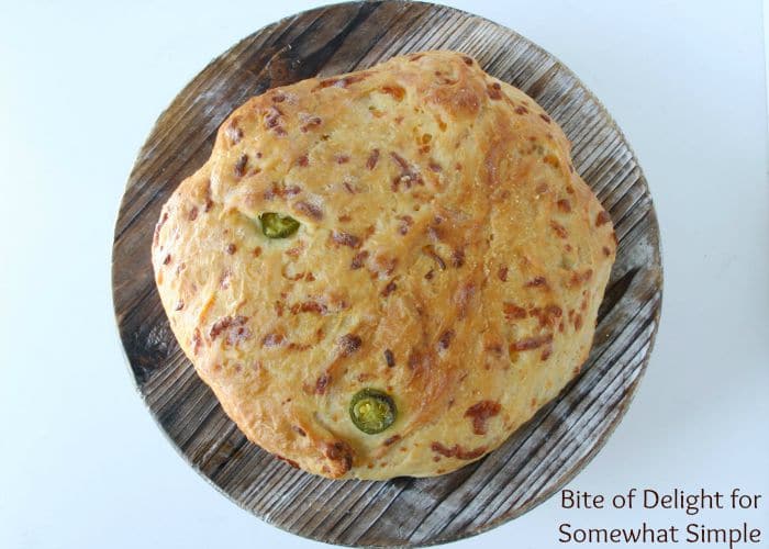 Cheddar Jalapeno french peasant Bread