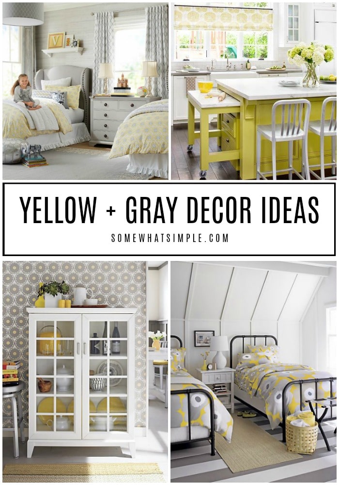 New Gray And Yellow Decor 