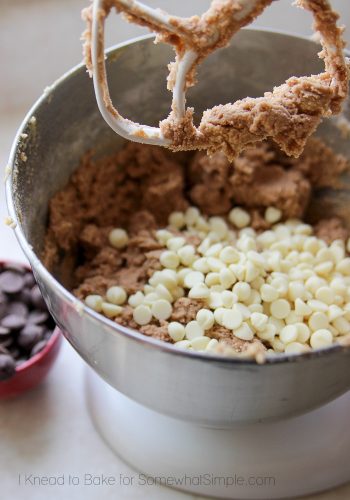 candy cane cookie dough