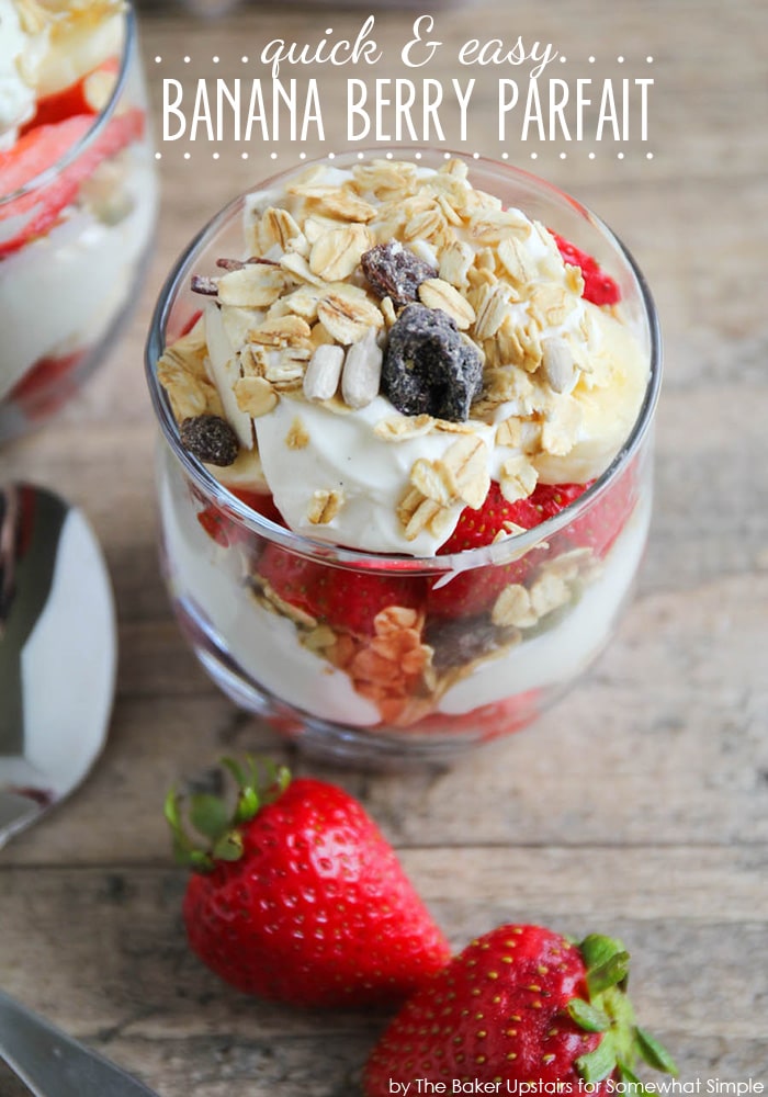 Whether it’s served as a delicious breakfast or a refreshing dessert, a berry parfait is a fun way to serve berries and other fruits. It's sweet, easy to make, and totally delicious! via @somewhatsimple