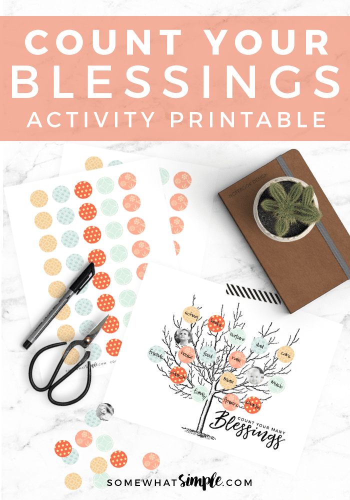 a Count Your Blessings Tree activity printable