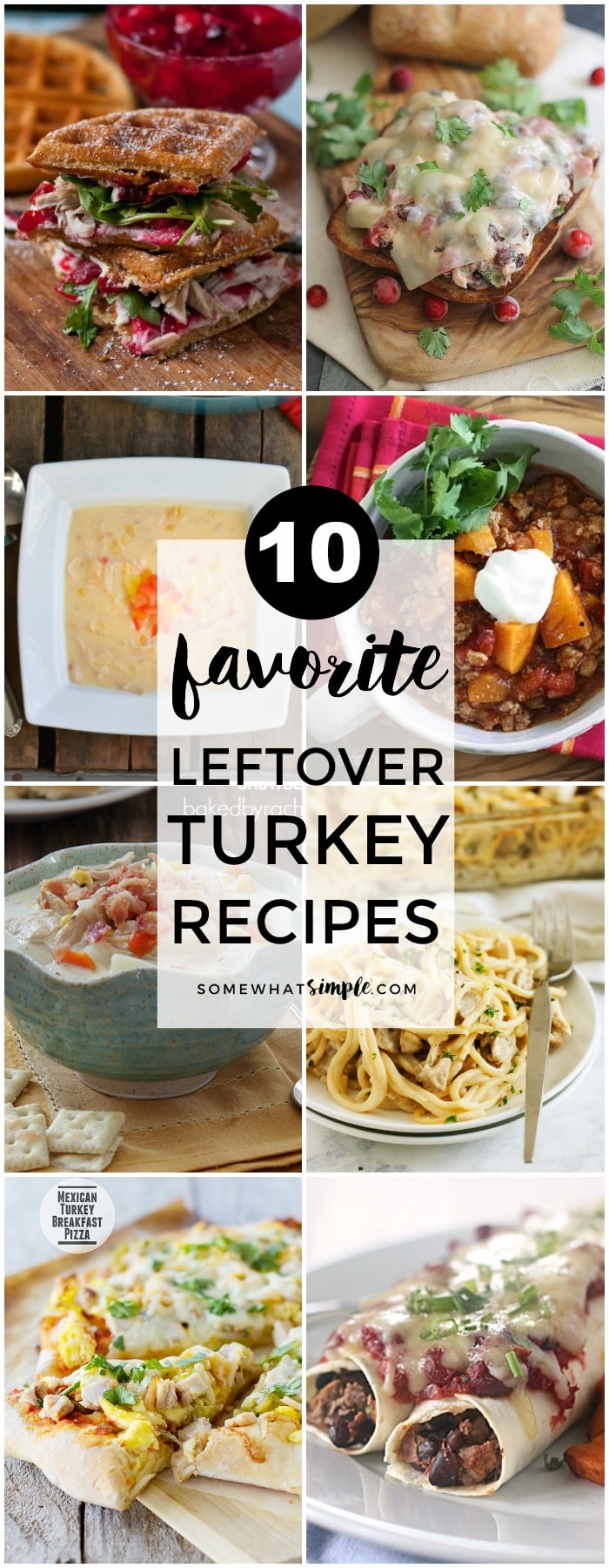 Enjoy Thanksgiving leftovers more than ever before with these 10 delicious leftover turkey recipes!
