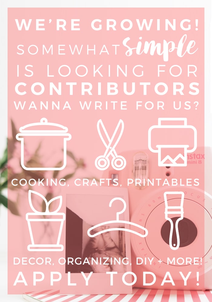 We are gearing up for 2017 and we'd love for you to join the Somewhat Simple Creative team!