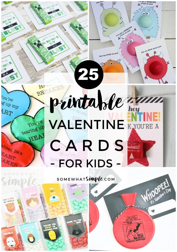 25 Printable Valentines Day Cards