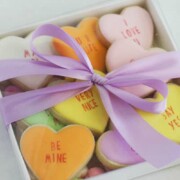 Conversation Hearts - EASY Valentines Day Cookies
