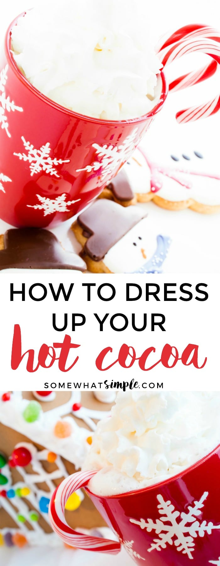 10 Ways to Dress Up Hot Chocolate Packets via @somewhatsimple